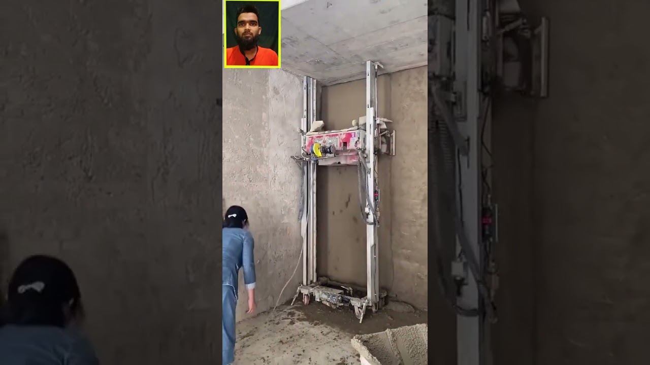 Extreme Fast Concrete Paving Machine #SHORTS