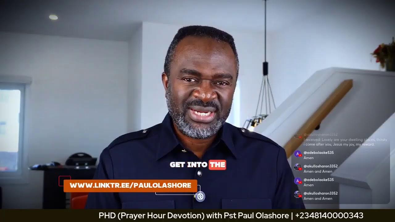 Prayer Hour Devotion (NA) Tues17thFeb2026 with Paul Olashore
