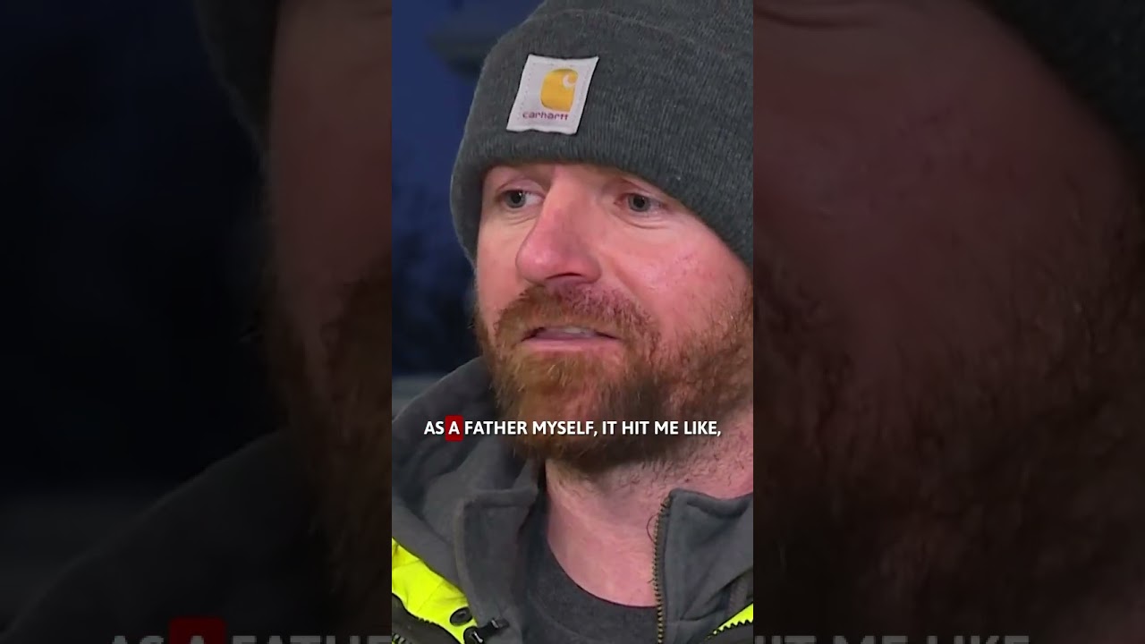 Snow plow driver steps into action to escort child in ambulance to the hospital