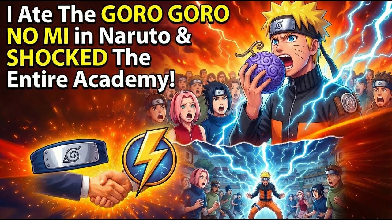 I Ate The GORO GORO NO MI in Naruto & SHOCKED The Entire Academy!