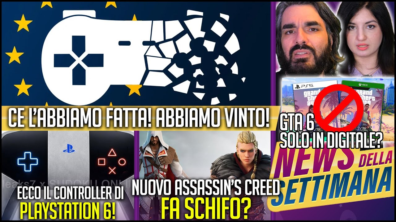 CE L'ABBIAMO FATTA! | ECCO IL CONTROLLER PS6! | NUOVO ASSASSIN'S CREED INVICTUS: FARÀ SCHIFO? #NEWS