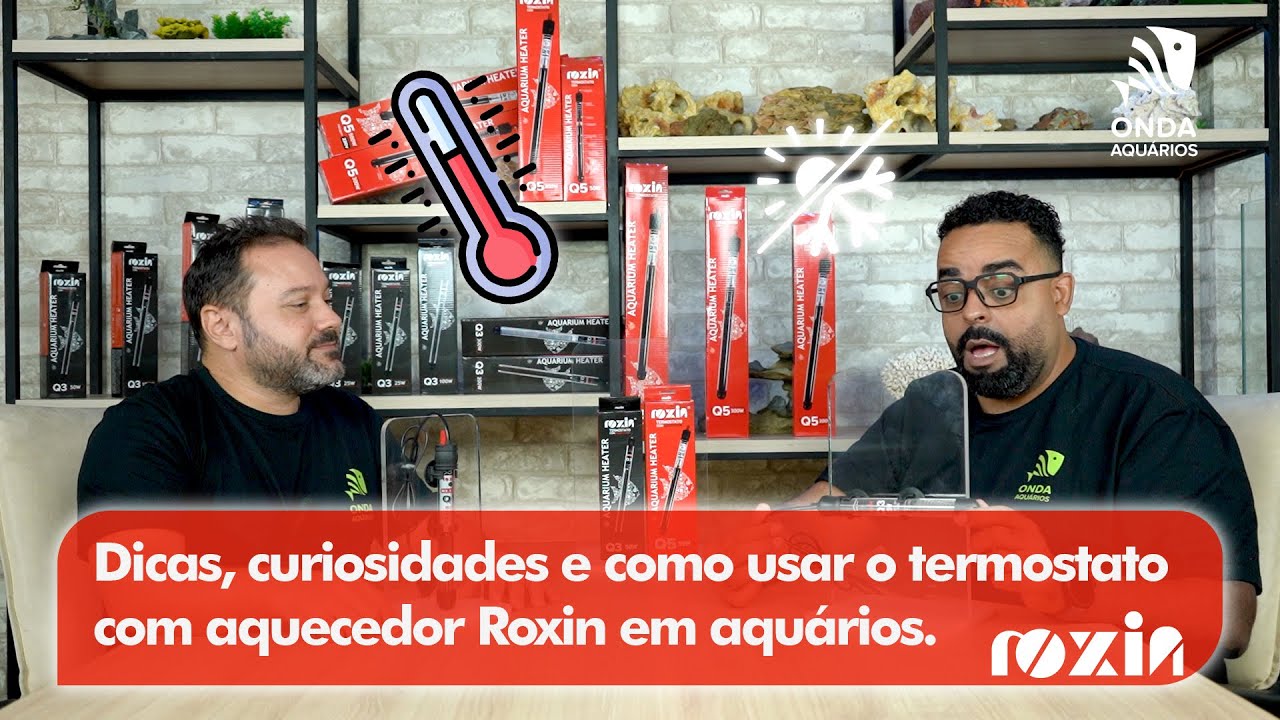 🌡️❄️Dicas curiosidades e como usar o termostato com aquecedor Roxin em aquário 🐟