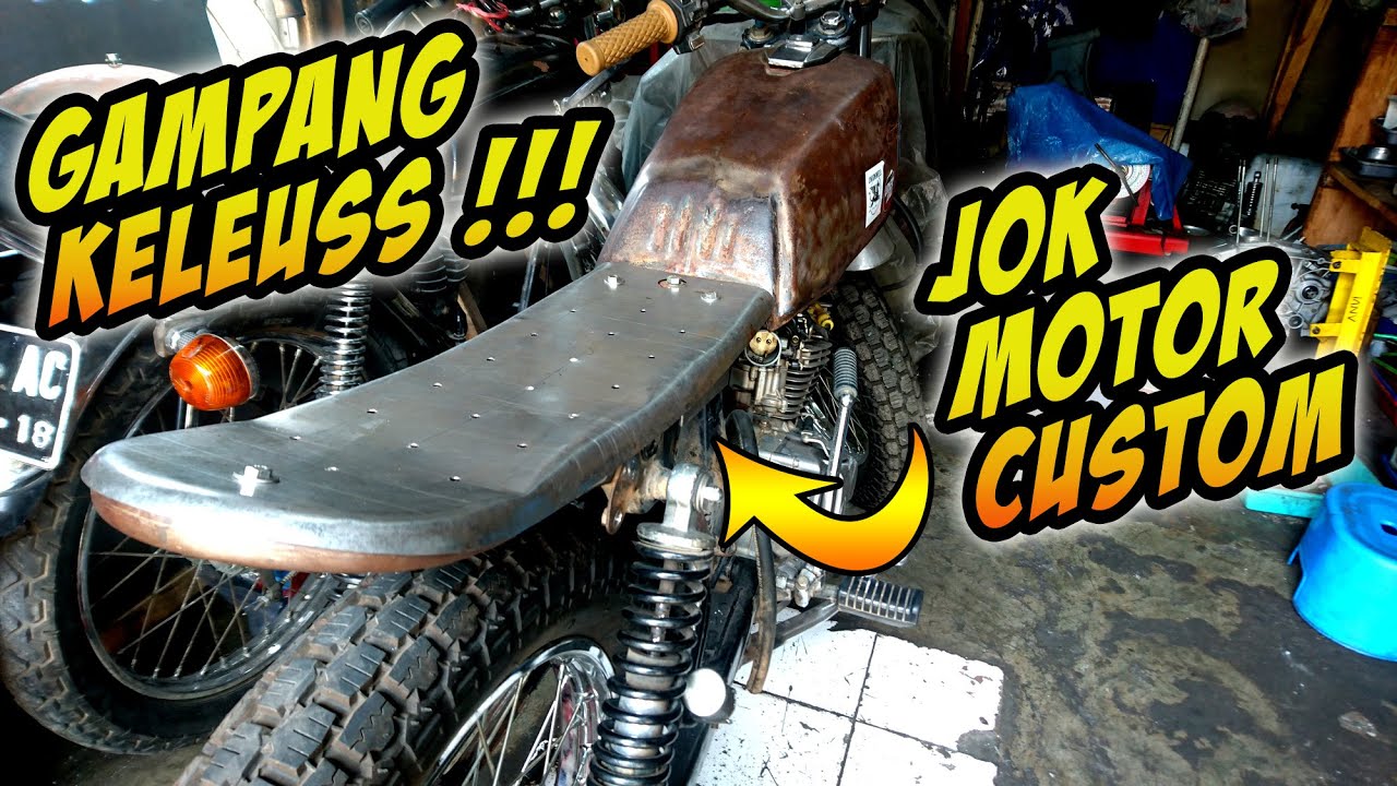 MUDAH !! Cara Membuat Alas Tatakan Jok Motor Custom