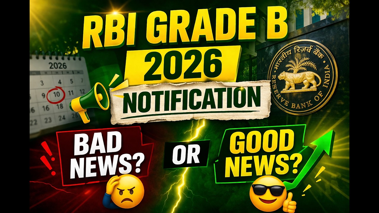 RBI Grade B 2026 Notification Tender Out - How to prepare in 60 days