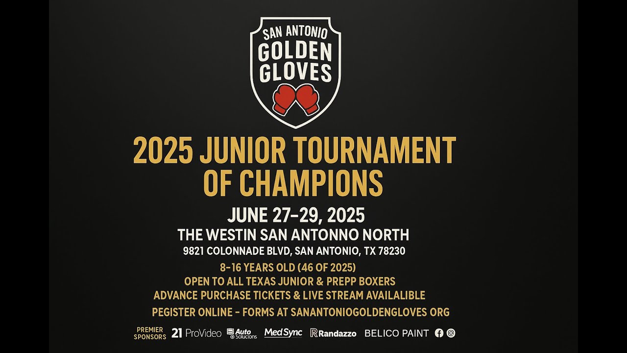 2025 Texas JR. Golden Gloves June 28, 2025