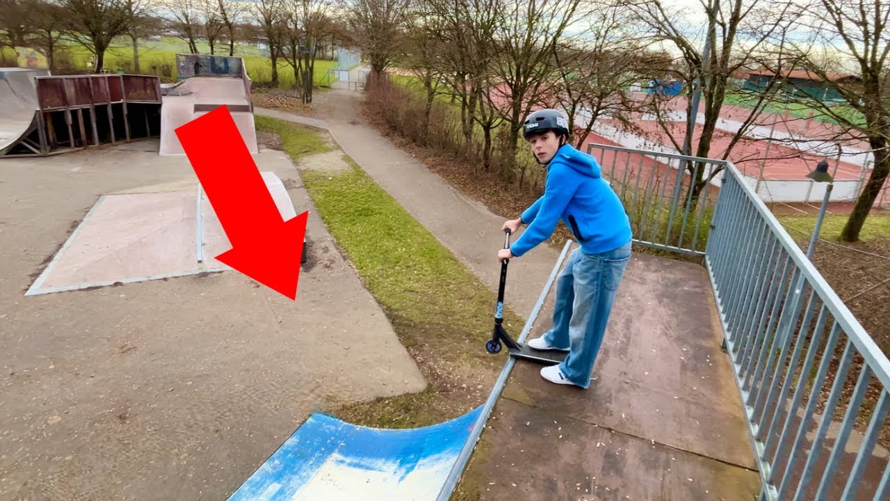 13 YEAR OLD vs MEGA HALFPIPE!