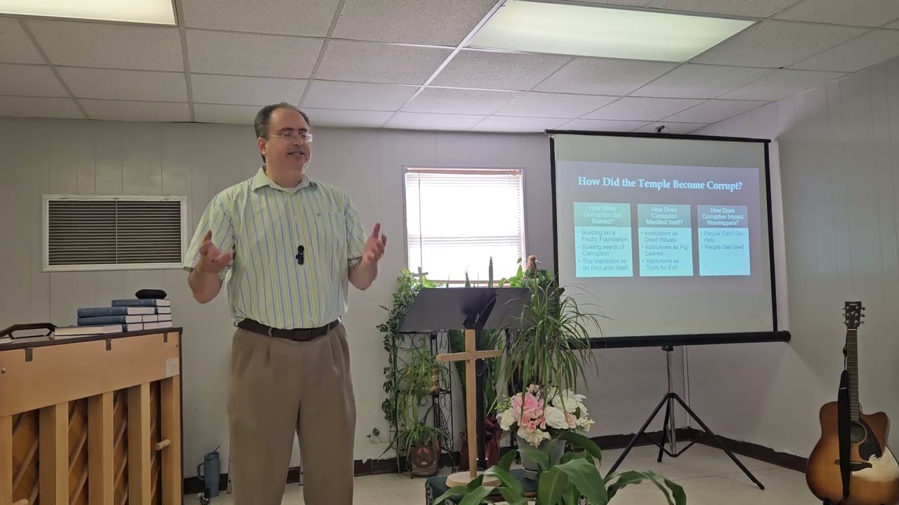 Confronting the Corruption in Our Institutions: Jesus Enters the Temple (Matthew 21:12-17)