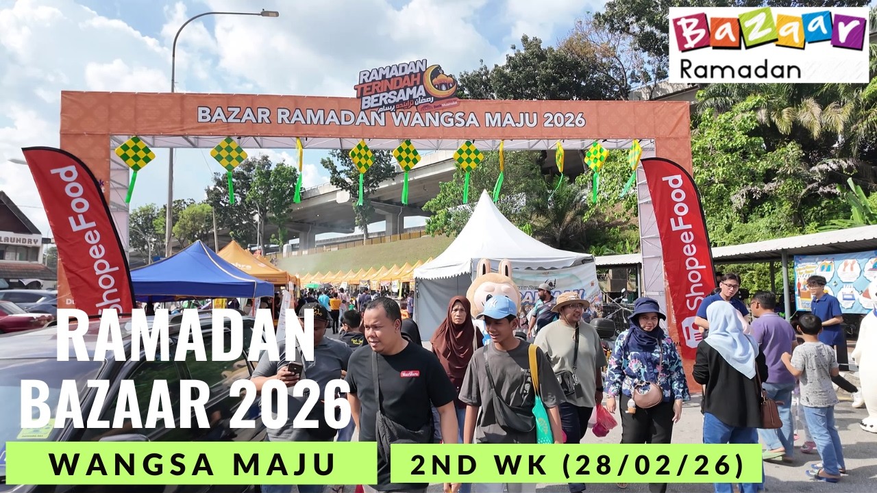 Ramadan Bazaar Wangsa Maju (28/02/2026) | Longest Bazaar Ramadan in Kuala Lumpur