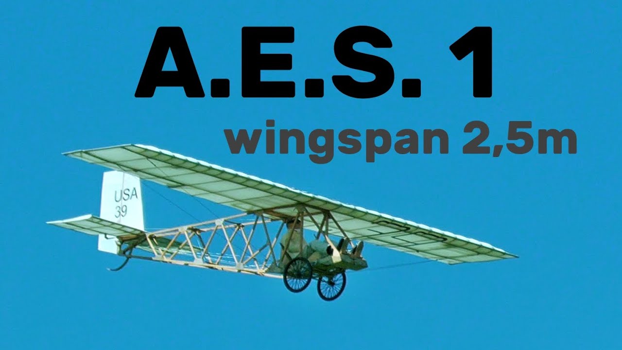 Aeronautical Engineering Society - A.E.S. 1 | scale RC glider | 4K | Hat 2025