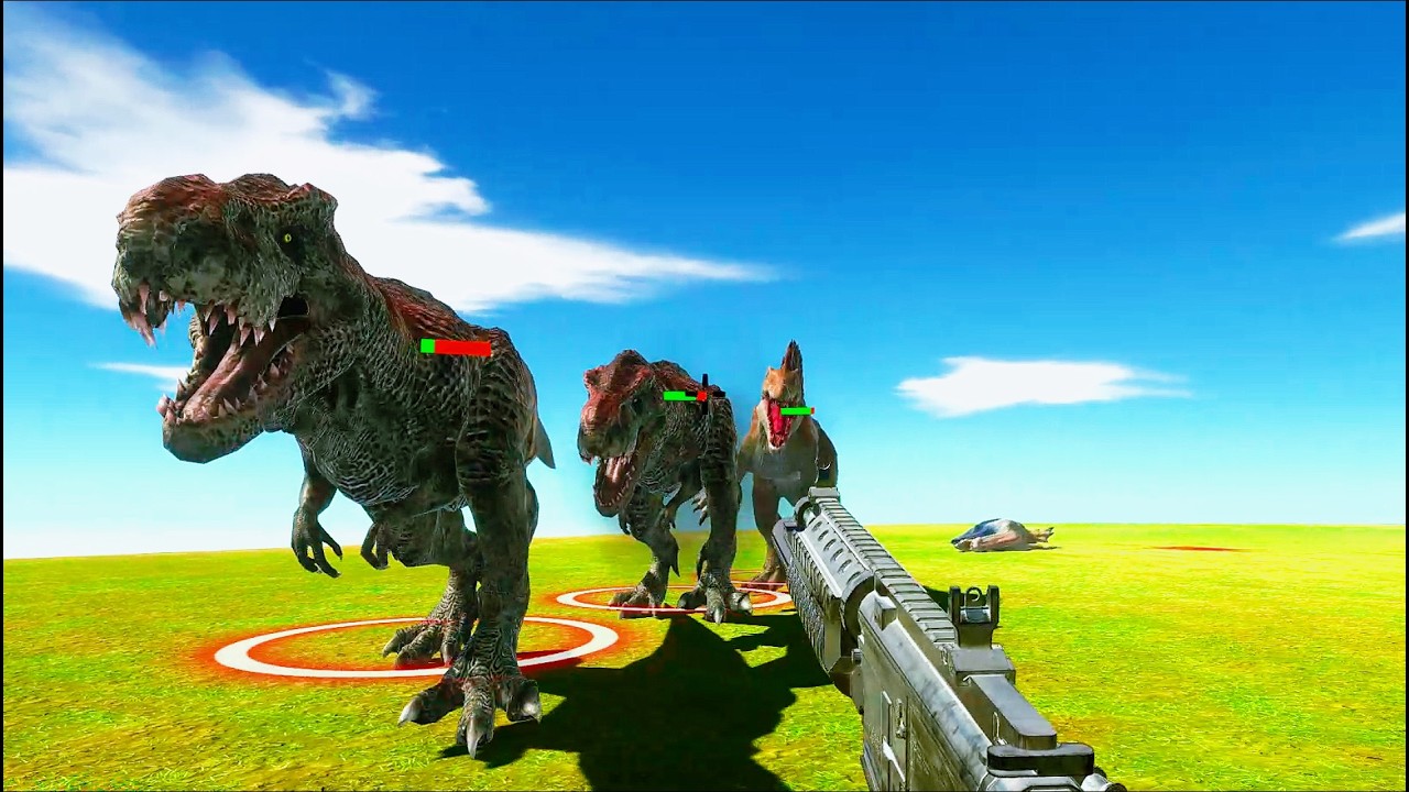 Can I Survive from Dinosaur? 😱 | ARBS Simulator Battle
