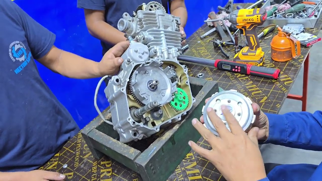 Armado del embrague bajaj Boxer 150cc