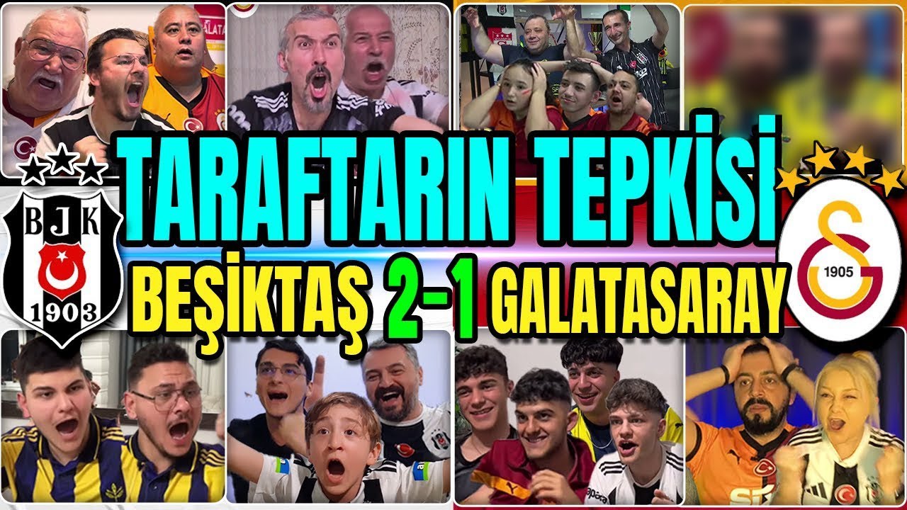 BEŞİKTAŞ 2-1 GALATASARAY! FANATİK TARAFTARLARIN ÇILGIN TEPKİLERİ 😂🔥😱😍 | TARAFTARIN TEPKİSİ