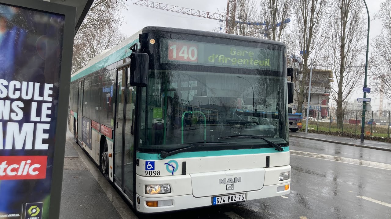 Ligne 140 — MAN NL 223 RATP BUS | 9155