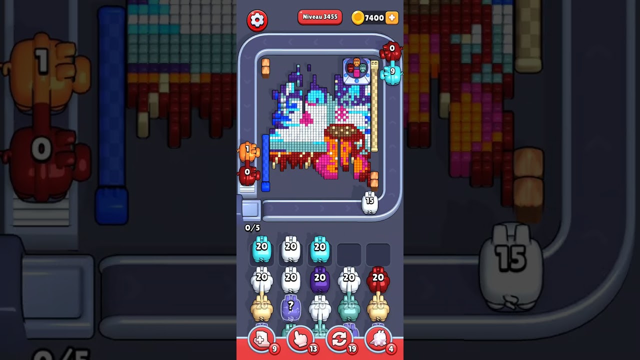 Pixel Flow Level 3455 Very Hard - The one with the hot chocolate in front of the window