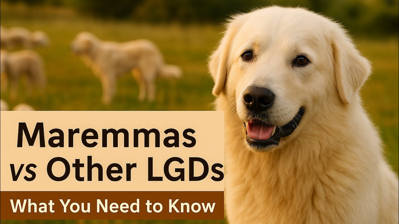 Maremmas vs Other LGDs | Why Maremmas Are the Best Livestock Guardian Dogs for Small Farms