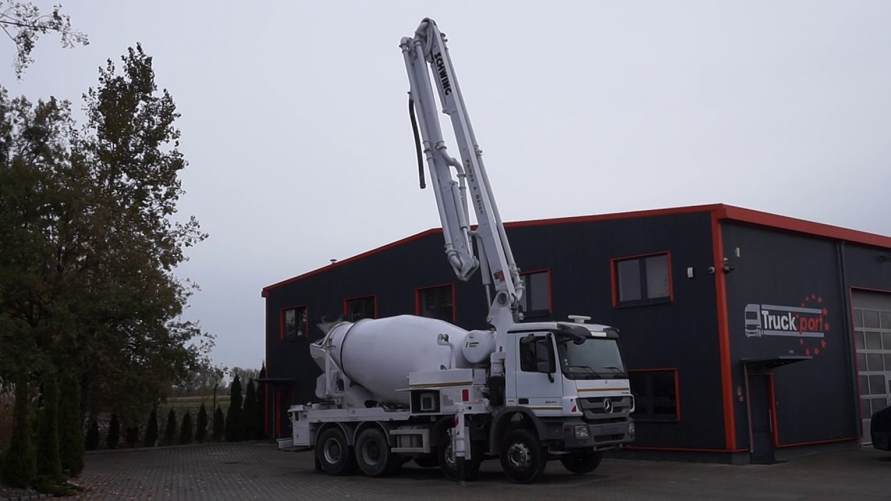 MB ACTROS 3241 8x4 EURO5, PUMI SCHWING 24M, 2012