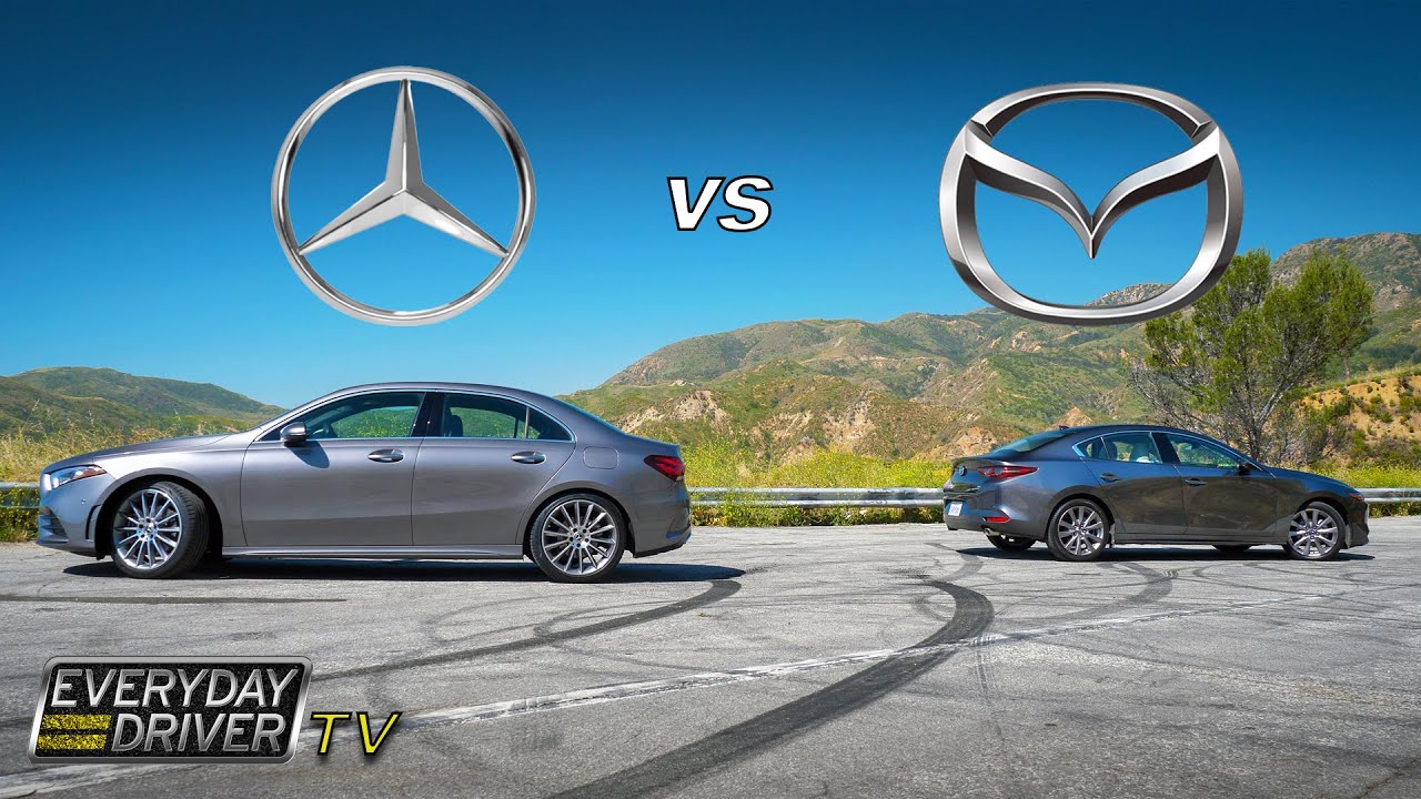 Mercedes A220 vs Mazda 3 AWD Comparison - Accidental Twins | Everyday Driver TV Season 5