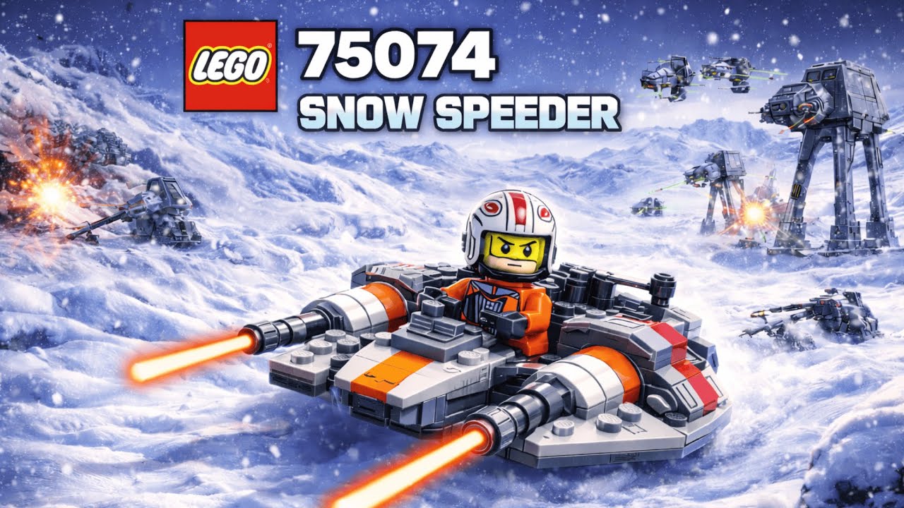 LEGO Star Wars Snow Speeder 75074 – Complete Set!
