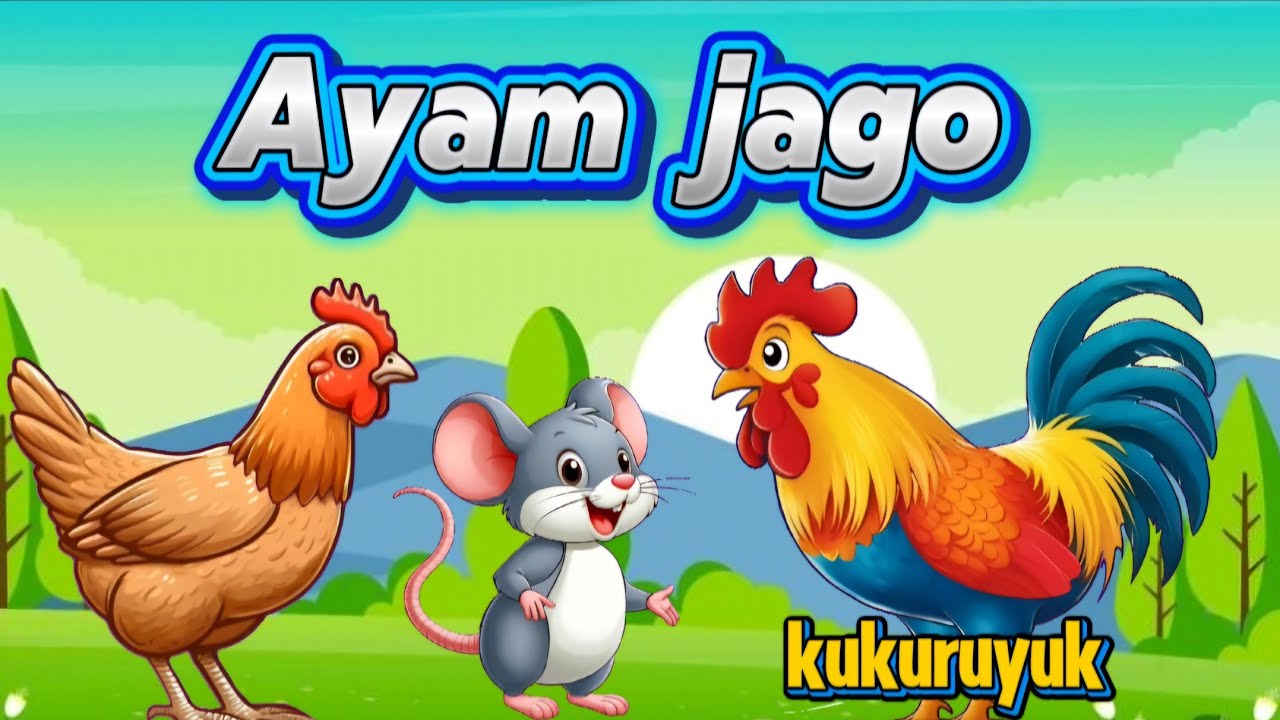 Kukuruyuk - Lagu anak indonesia - Lagu edukasi anak - Lagu terbaru - animasi ayam lucu - gemoy kids
