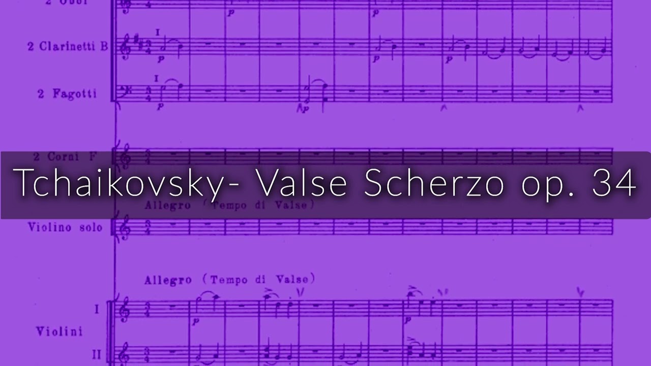 Tchaikovsky- Valse Scherzo op. 34 (Mandolin&Piano)
