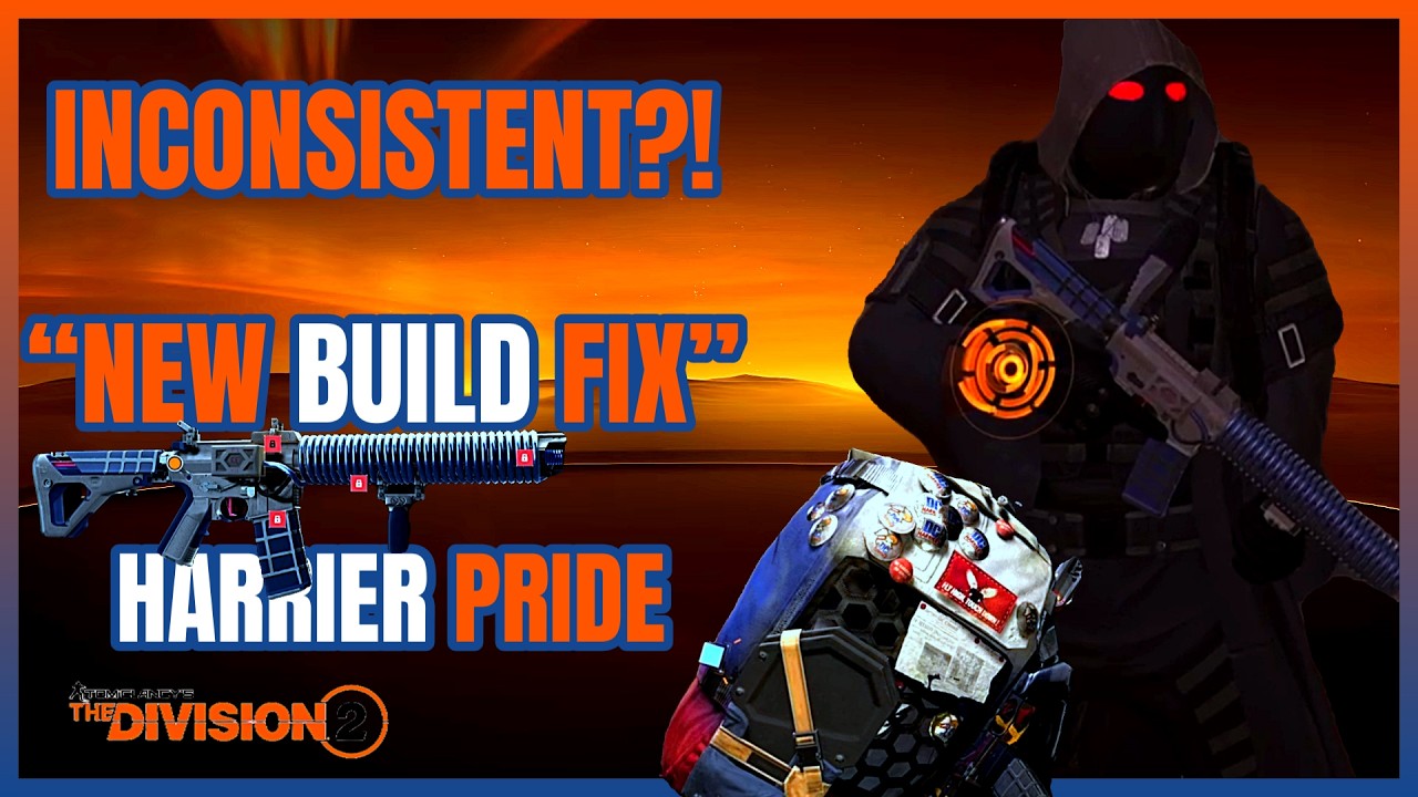 Испытание Harrier Pride на легендарном уровне сложности! Новая, работающая сборка | Division 2