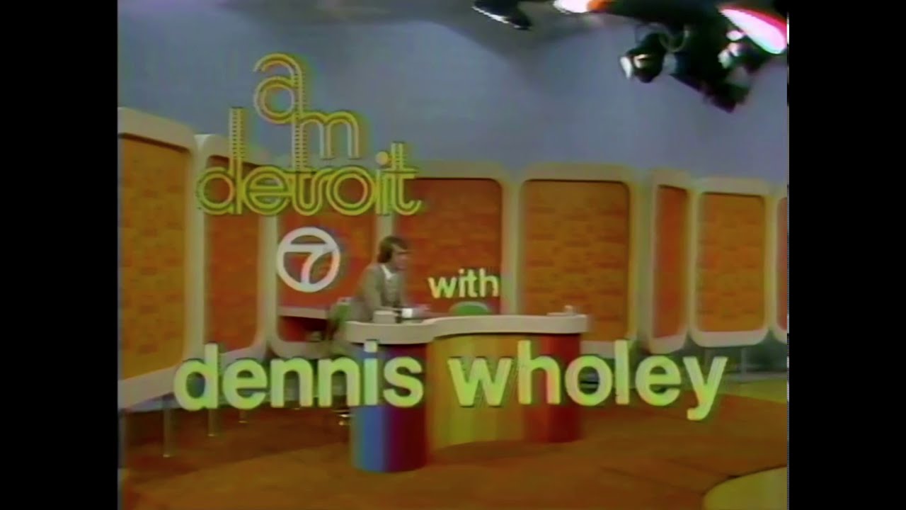 1975 WXYZ Detroit: AM Detroit with Dennis Wholey promo