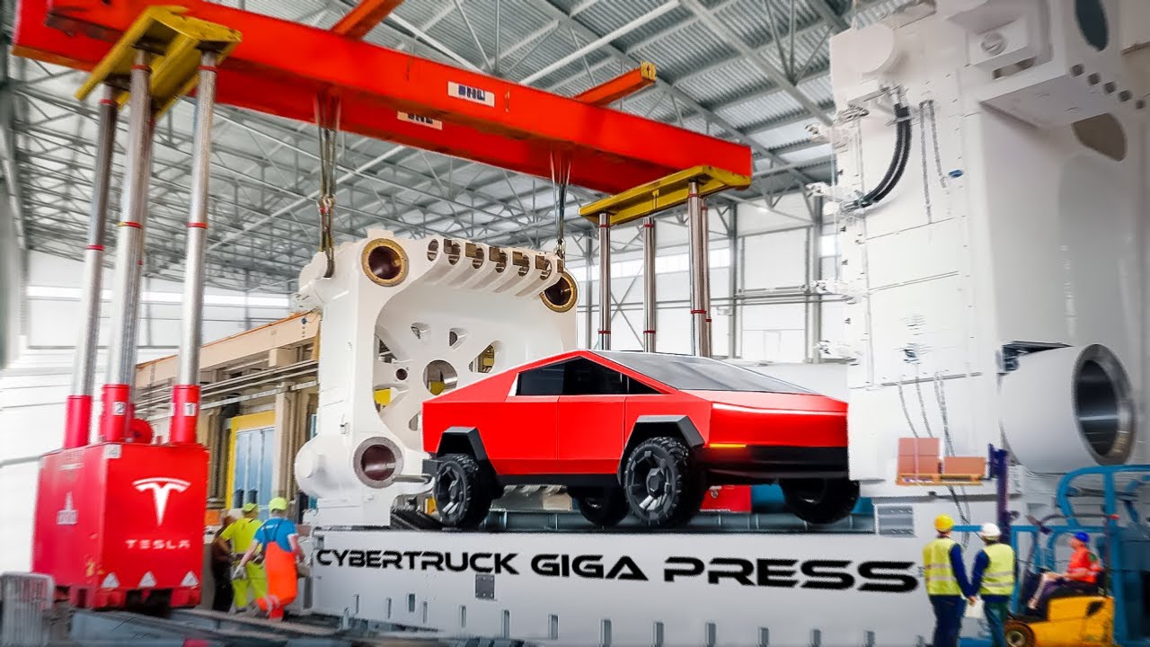 Tesla's INSANE New CyberTruck Giga Press Update
