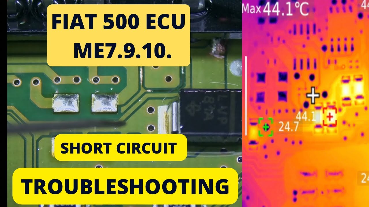 Устранение неисправностей ЭБУ Fiat 500 ME7.9.10 | Генератор не заряжает аккумулятор