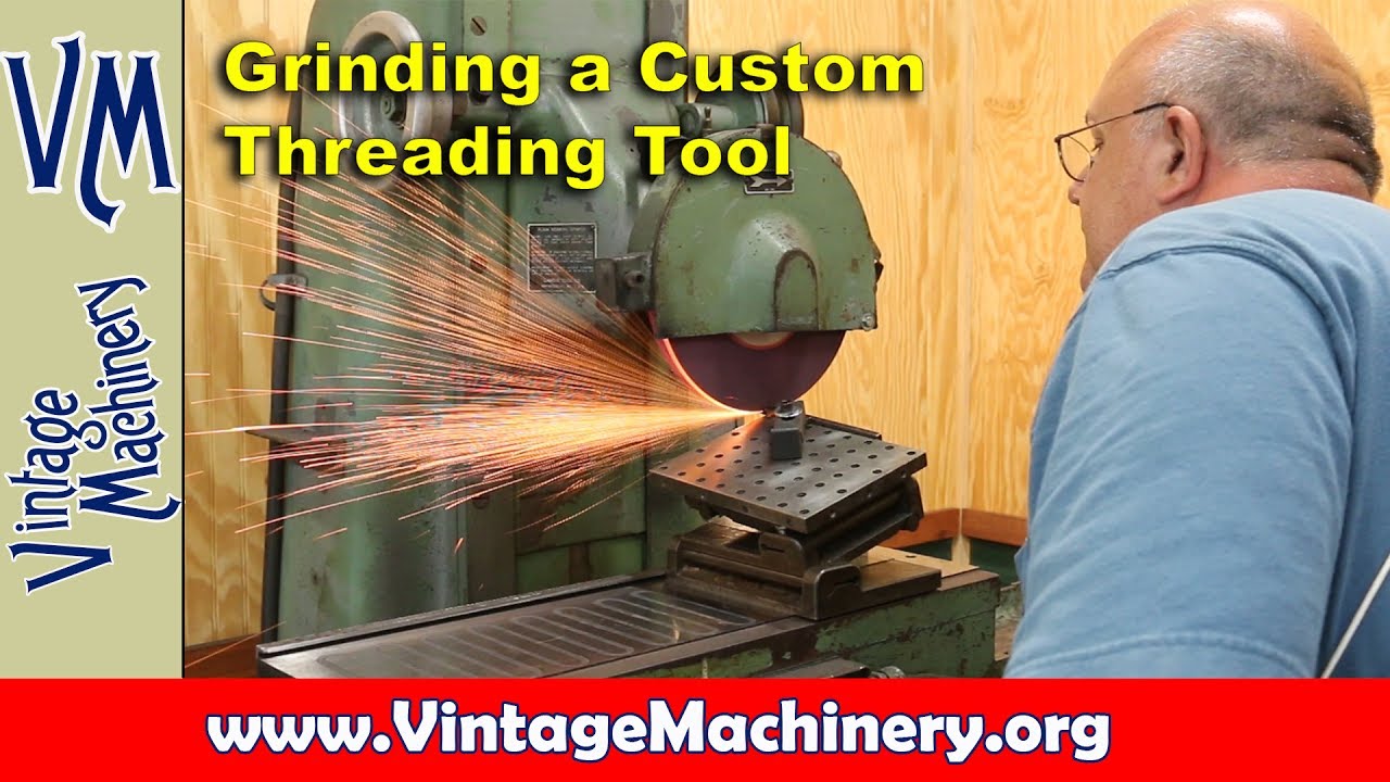 Grinding a Custom Threading Tool on the Surface Grinder