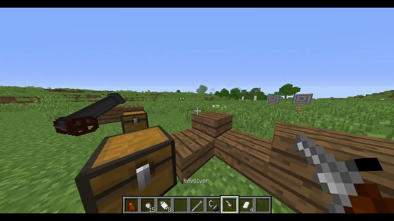 Minecraft matchlock guns mod (1.12.2) how to reload different guns