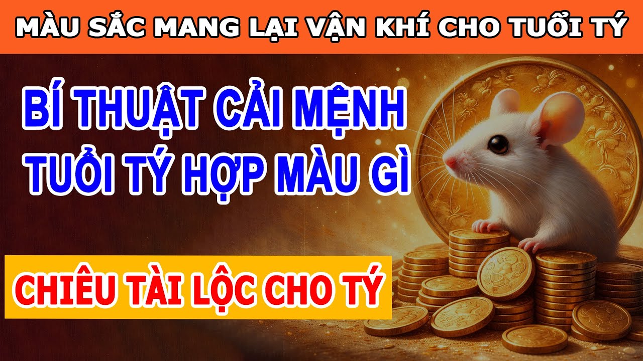 Màu sắc Hút Tài Lộc Cho Người Tuổi Tý, Tuổi Tý Mặc Màu Này Sẽ Phất Lên Nhanh Chóng - Tử Vi Cổ Học