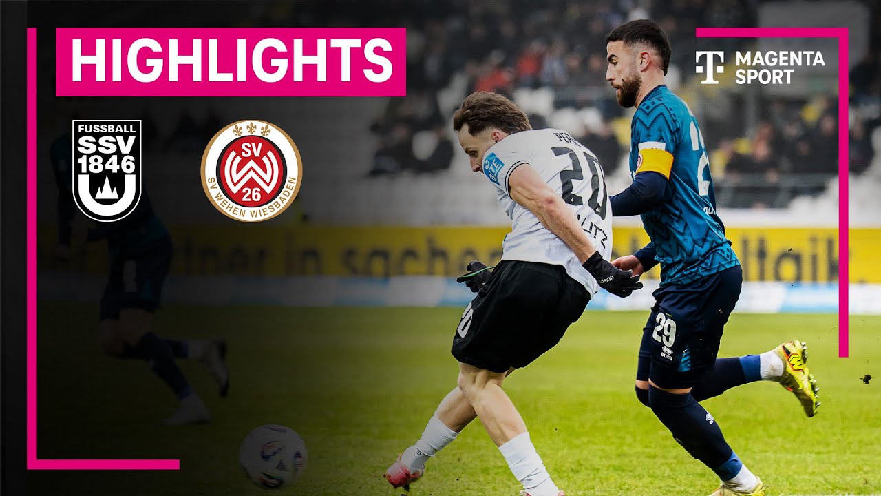 SSV Ulm 1846 - SV Wehen Wiesbaden | Highlights 3. Liga | MAGENTA SPORT