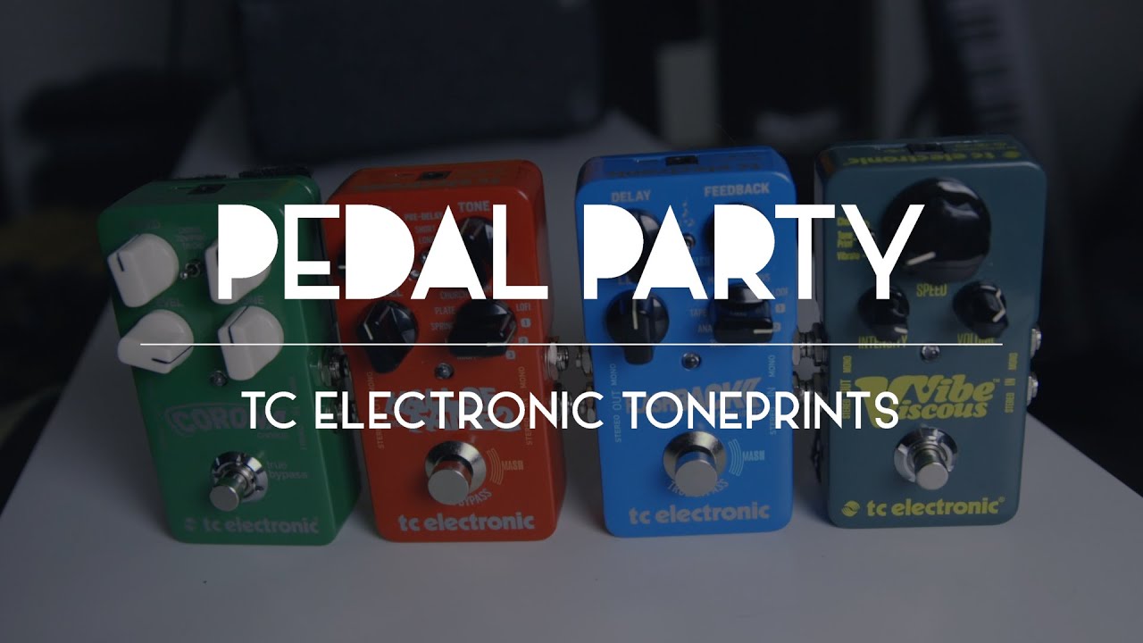 TC Electronic TonePrints - Hall of Fame 2, Flashback 2, Viscous Vibe, Corona Chorus