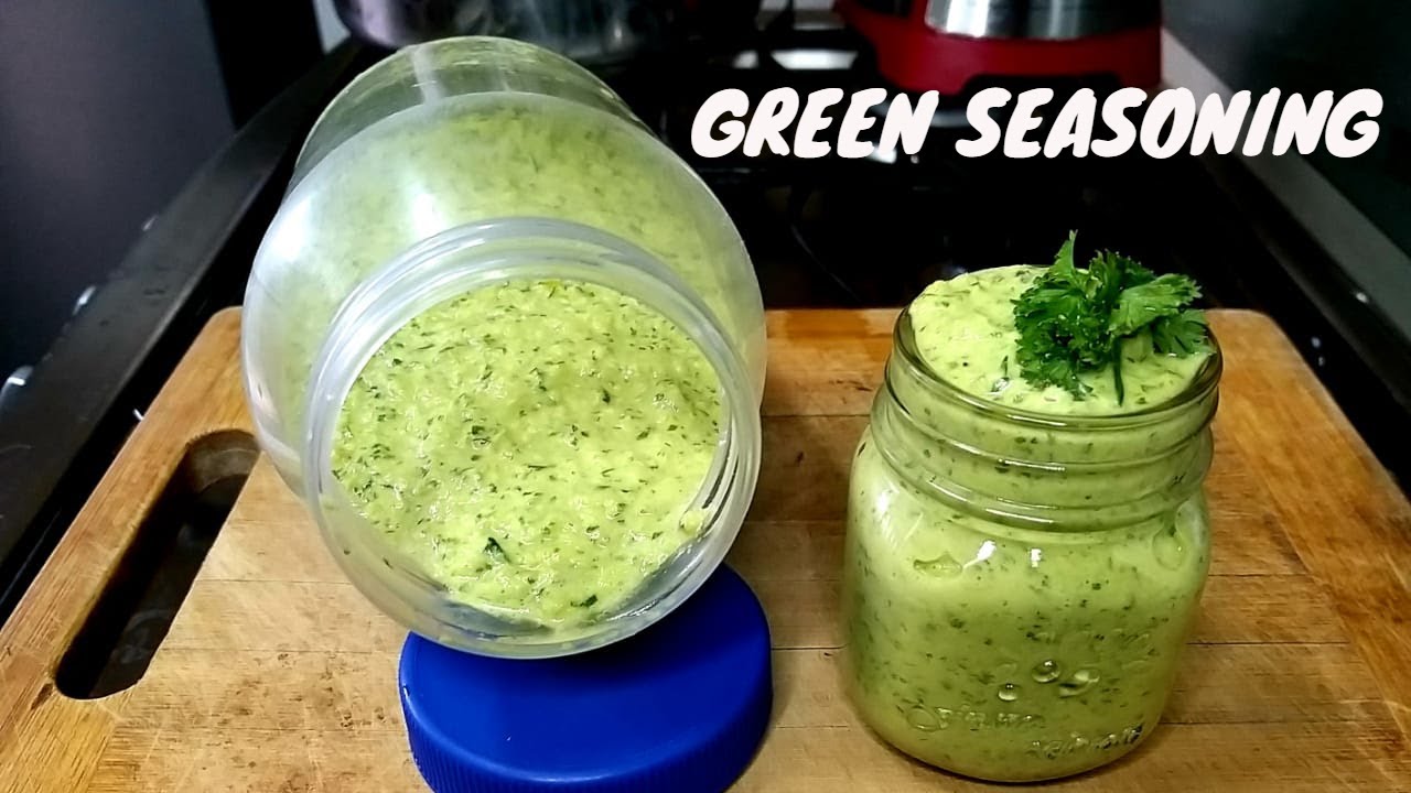 HOW TO MAKE GREEN SEASONING |Jamaican Style | Yaadiestylecooking