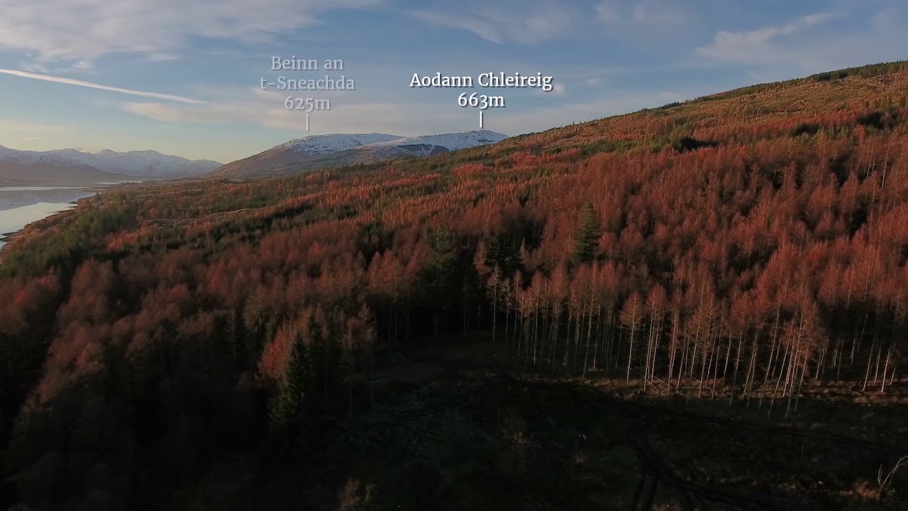 360&deg; view above the Outward Bound Loch Eil Centre