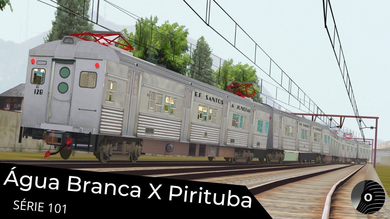 OpenBVE - ÁGUA BRANCA x PIRITUBA com o TUE SÉRIE 101 da EFSJ! Loop Mauá X Pirituba