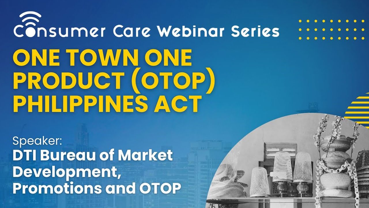 One Town One Product (OTOP) Philippines Act