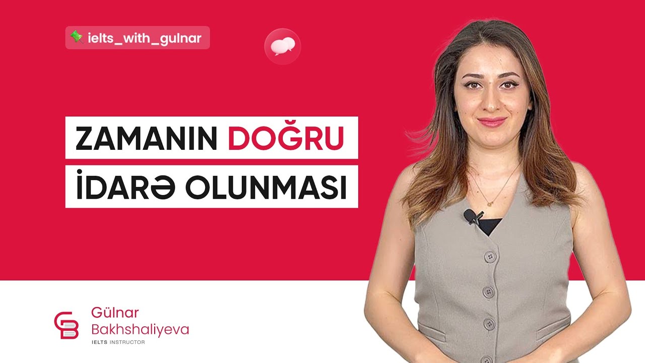 Zamanın Doğru İdarə Olunması