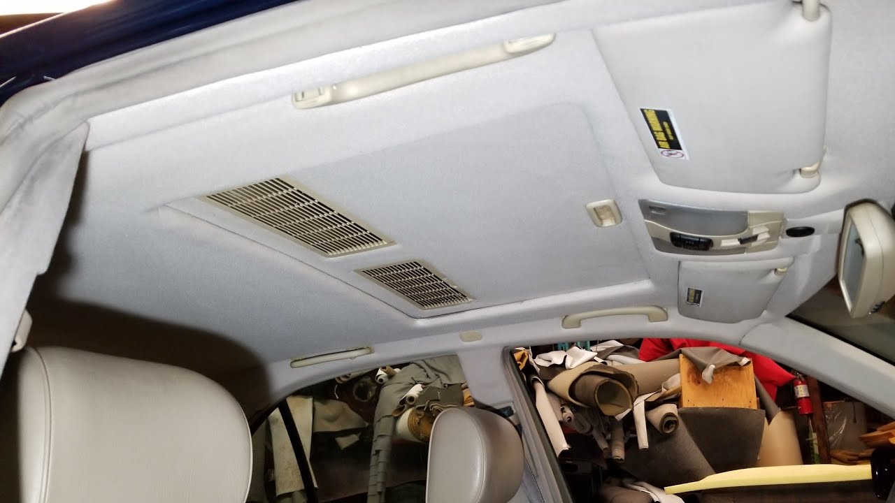 Mercedes Headliner 3-3 | How to upholster Mercedes headliner