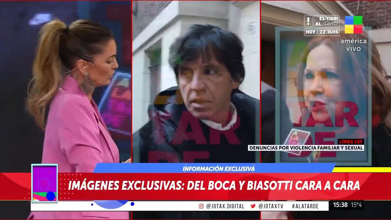 Imágenes exclusivas: Del Boca y Biasotti cara a cara