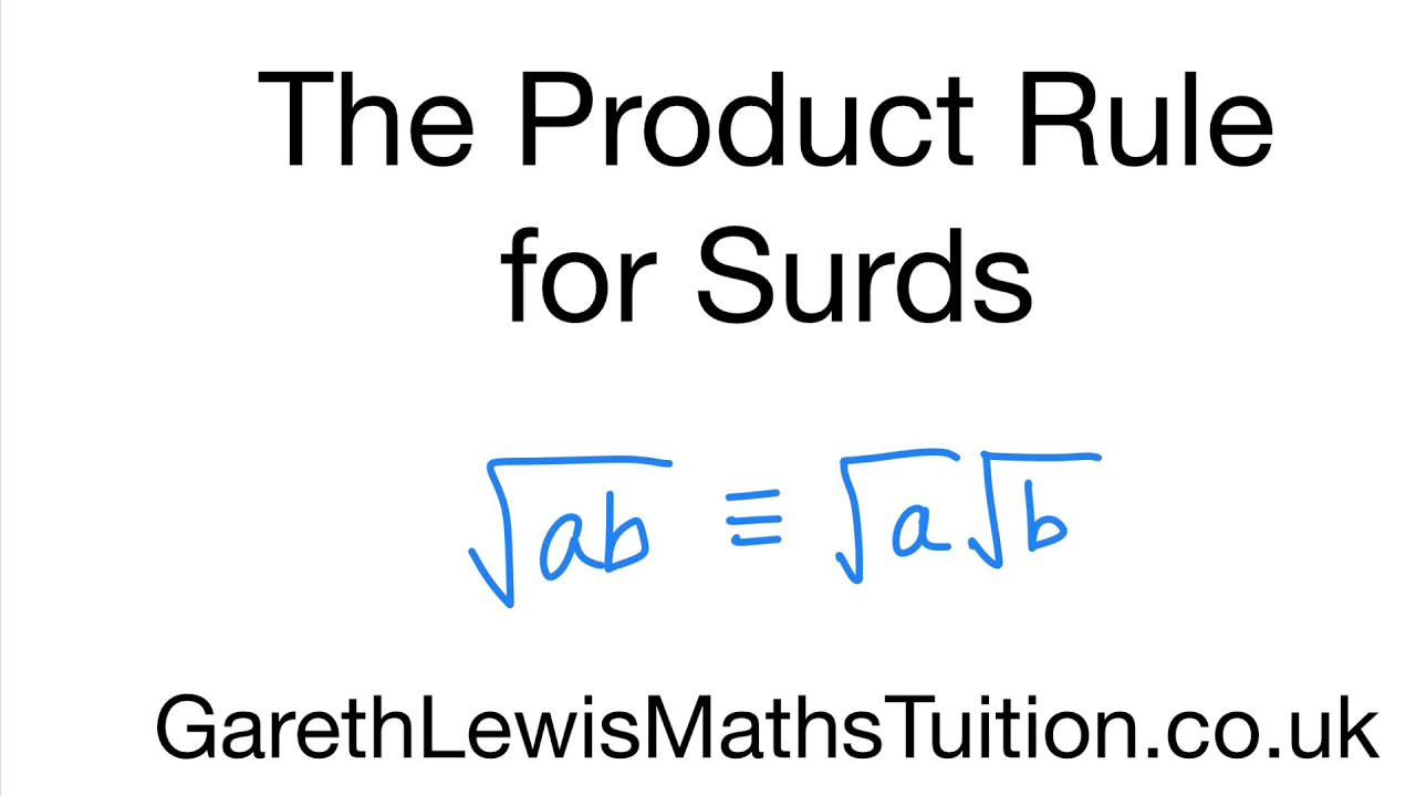 The Product Rule for Surds
