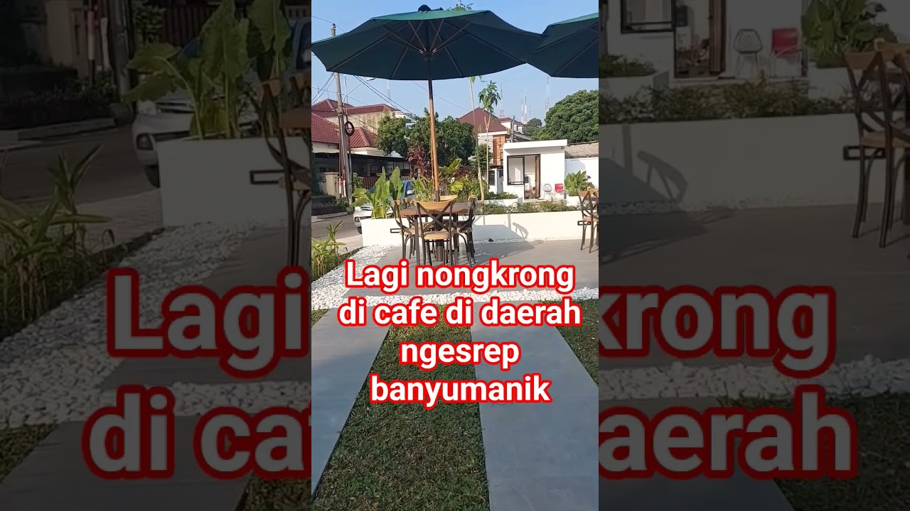 lagi nongkrong di cafe daerah ngesrep banyumanik semarang.