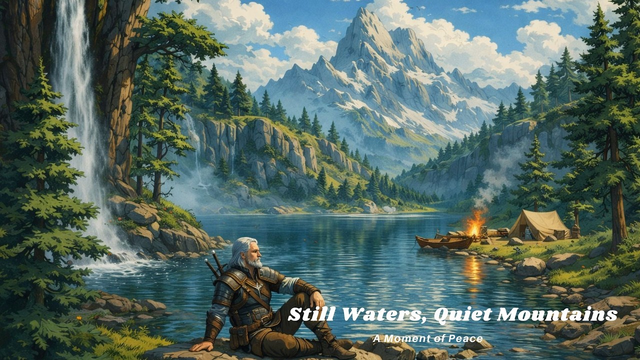 Still Waters, Quiet Mountains | A Moment of Peace