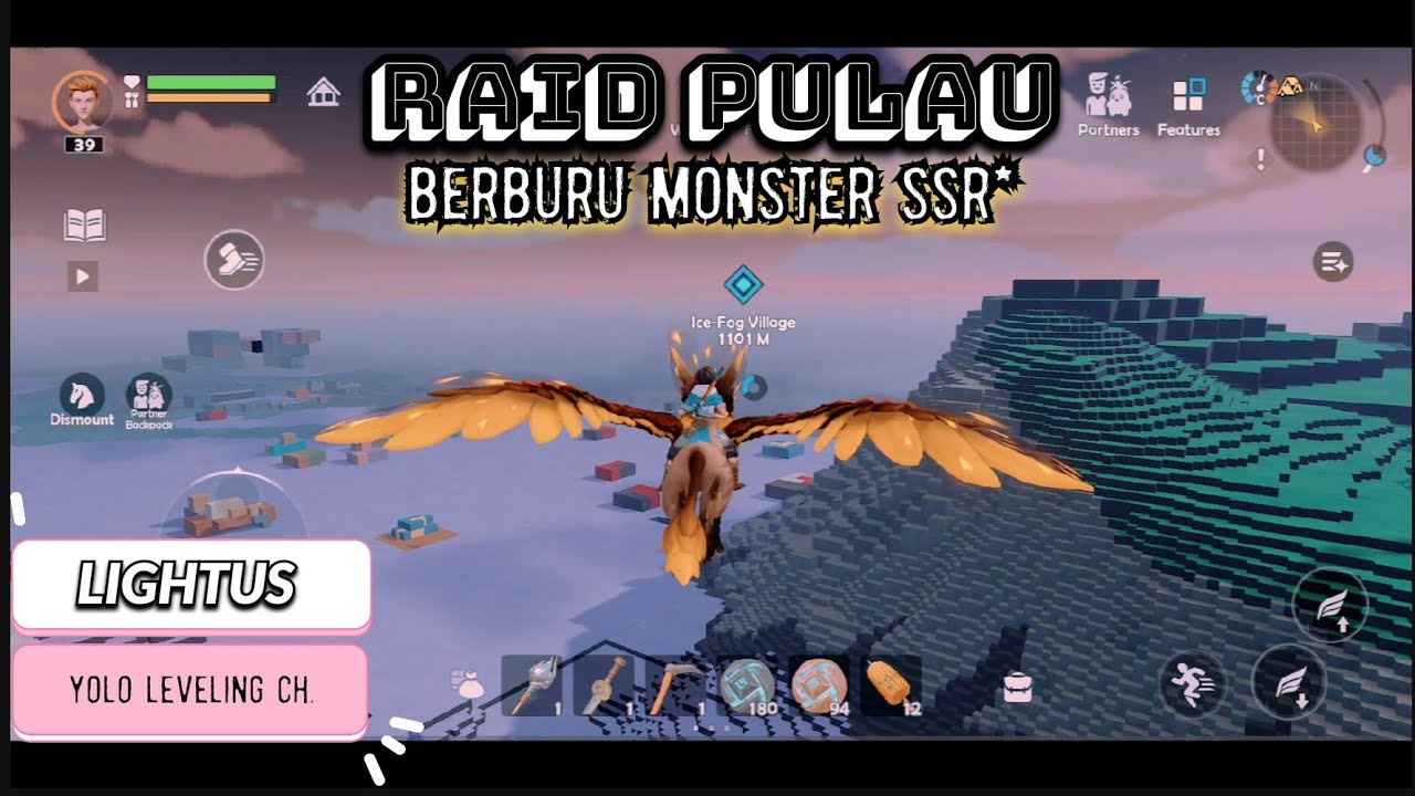 Monster SSR* apa yang bakal kita tangkap ?!🤯 , RAID pulau misterius !! [LIGHTUS mobile game]