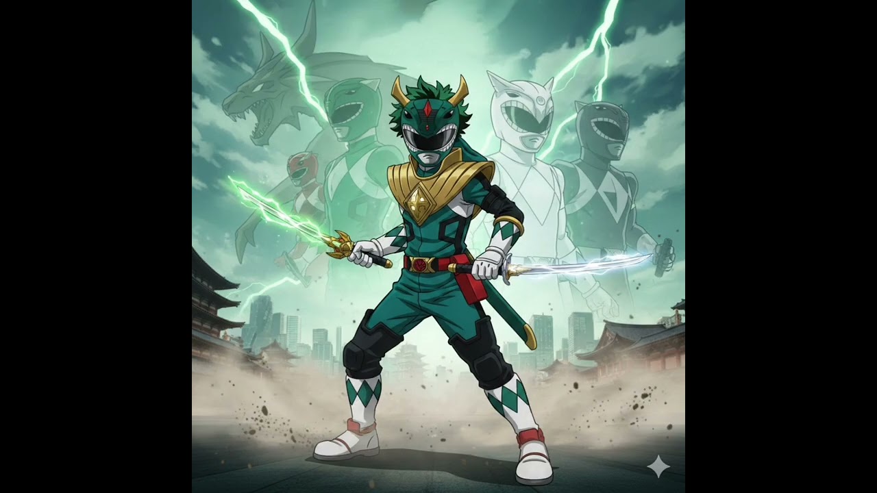 Izuku power Rangers:Legado Esmeralda: El Heredero del Dragón: prólogo 