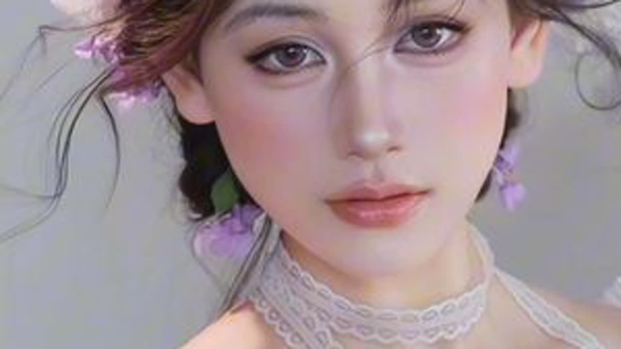 谁懂少女油画妆和春天的适配度啊！#油画少女妆是春日妆容的顶配 #潮妆研究所 #美妆模范生 #妆出春日生命力 #分享妆容
