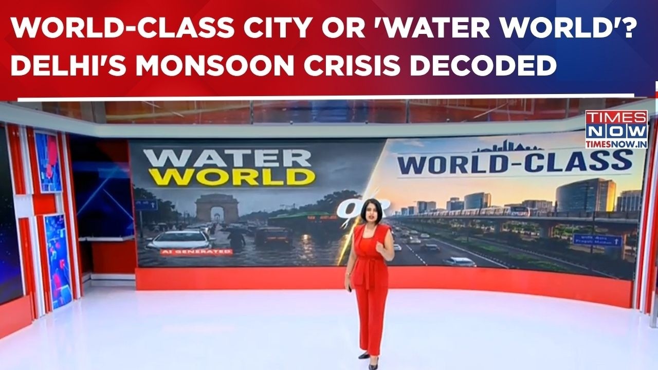Delhi Drowns Again: Rain Chaos, Collapsing Infrastructure & 'Ease Of Living' Question | Decoding Now