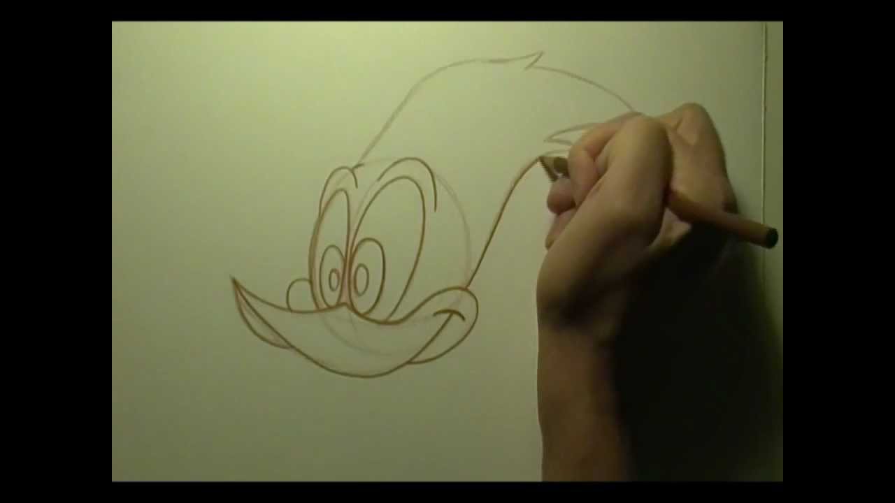 How to Draw Woody Woodpecker