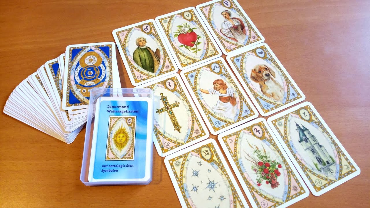 ☀️ Lenormand Wahrsagekarten mit Astrologischen Symbolen (Review & Reading)💫Hildegard Leiding