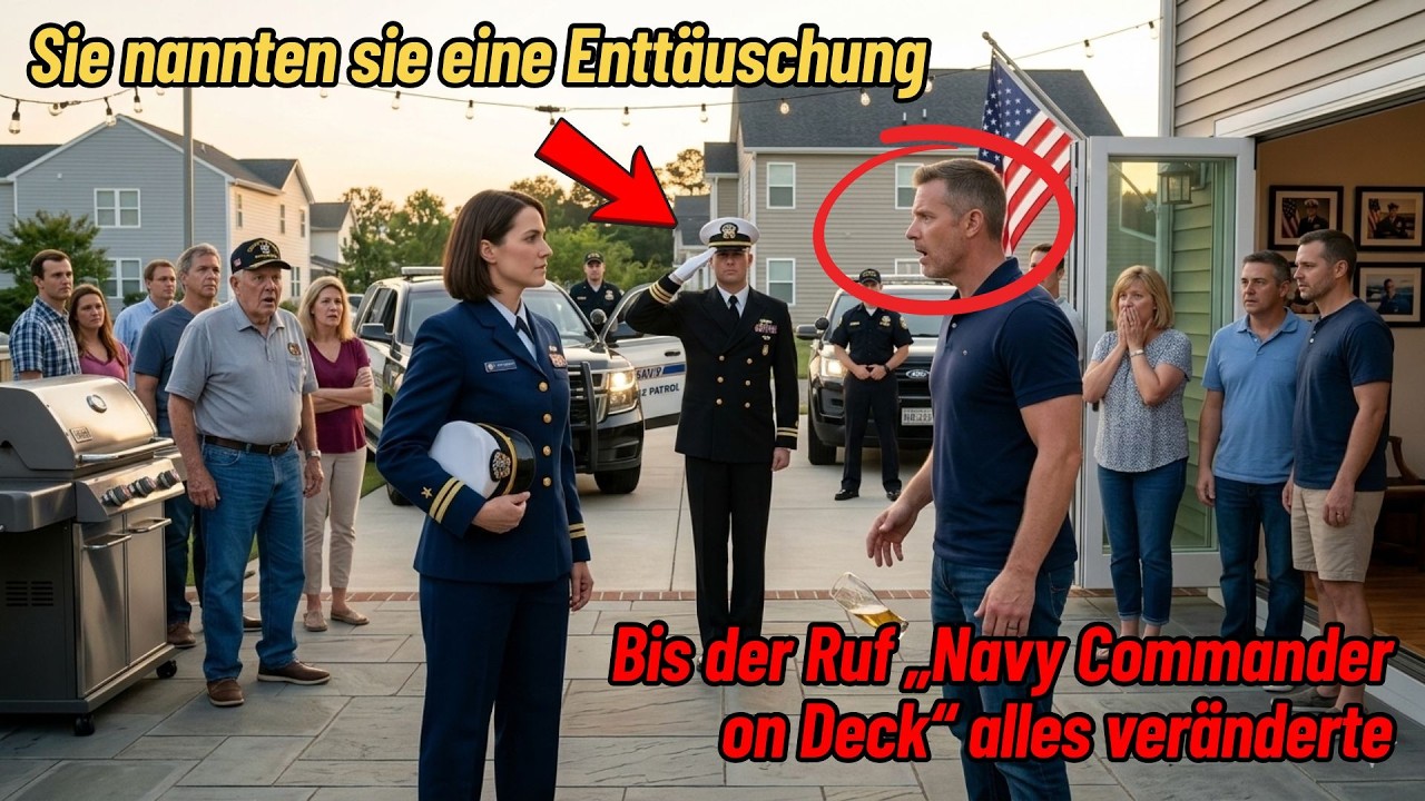 Sie nannten sie eine Enttäuschung – bis der Ruf „Navy Commander on Deck“ alles veränderte